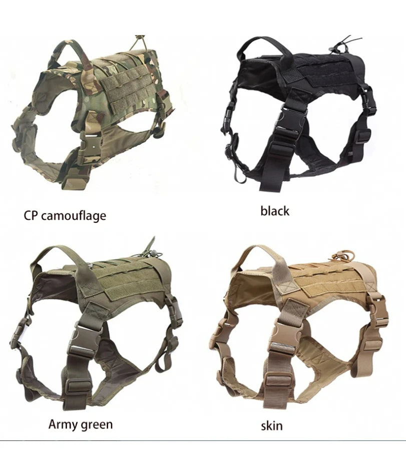 Colete Tático para Cão Treino Militar