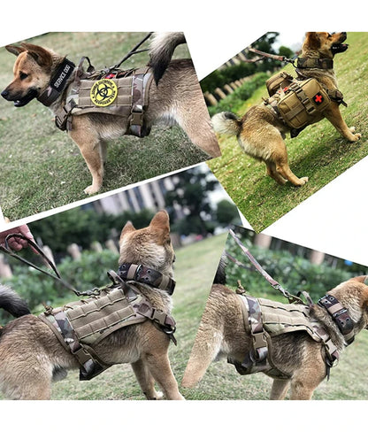 Colete Tático para Cão Treino Militar