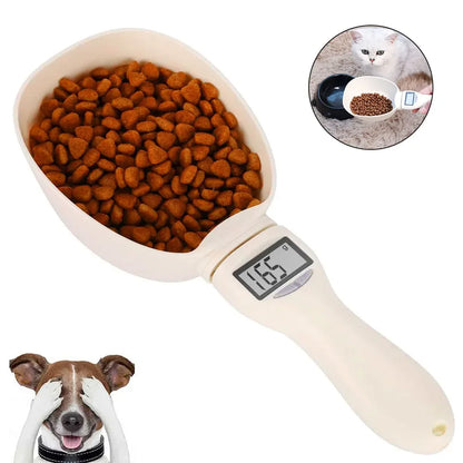 Electronic Spoon With a Food Meter for Pets