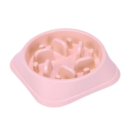 Pet Slow Food Bowl Small Dog Choke-proof Bowl Non-slip Slow Food Feeder Dog Rice Bowl Pet Supplies Available for Cats and Dogs