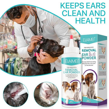 Pet Ear Powder for Dogs and Cats