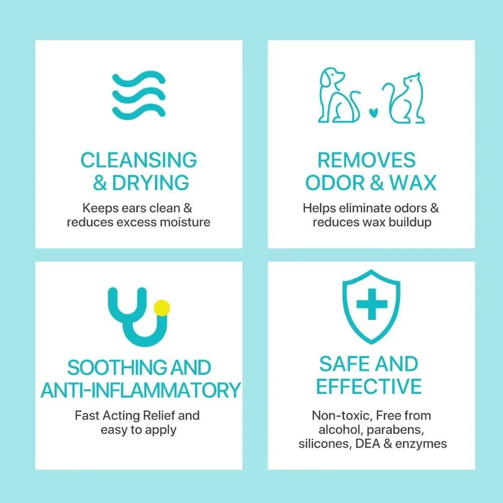 Pet Ear Powder for Dogs and Cats