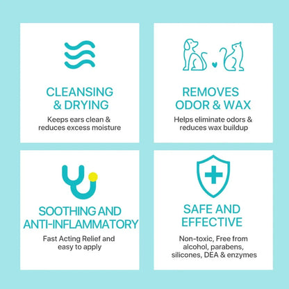 Pet Ear Powder for Dogs and Cats