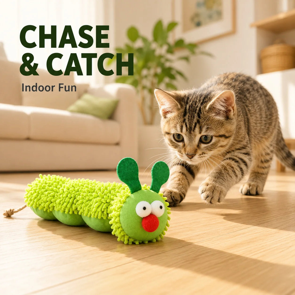 Cat Chew Toys Caterpillar