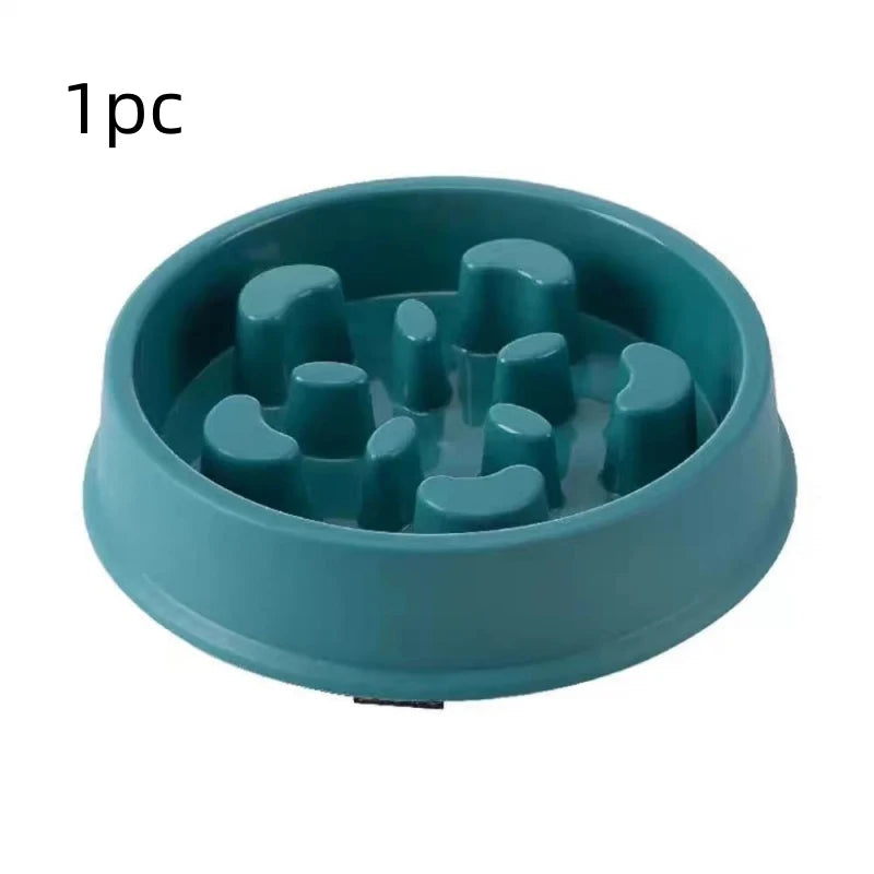 1Pc/Slow Feeding Bowl for Cats and Dogs, Anti-Tip Feeder, Pet Food Bowl, Anti-Choking Device