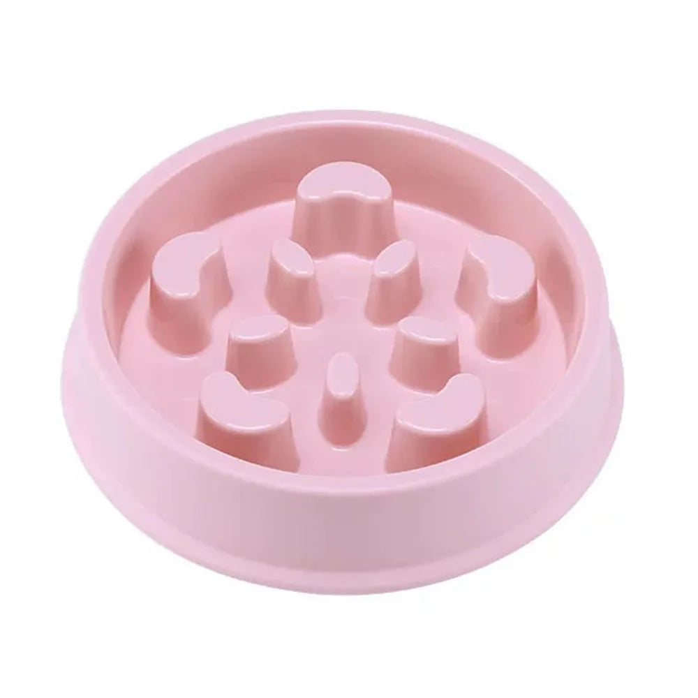 Pet Slow Food Bowl Small Dog Choke-proof Bowl Non-slip Slow Food Feeder Dog Rice Bowl Pet Supplies Available for Cats and Dogs