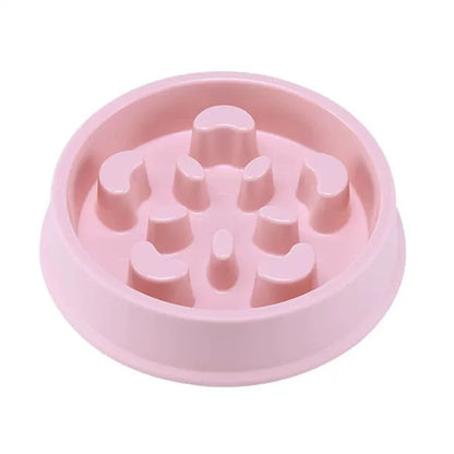Pet Slow Food Bowl Small Dog Choke-proof Bowl Non-slip Slow Food Feeder Dog Rice Bowl Pet Supplies Available for Cats and Dogs