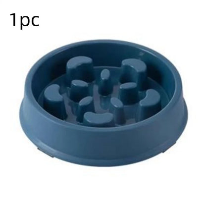 1Pc/Slow Feeding Bowl for Cats and Dogs, Anti-Tip Feeder, Pet Food Bowl, Anti-Choking Device