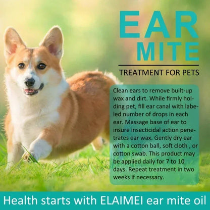 Pet Ear Mite Oil Ear for Dogs and Cats