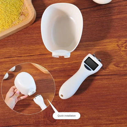 Electronic Spoon With a Food Meter for Pets