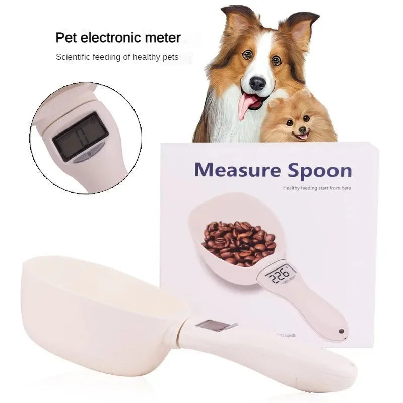 Electronic Spoon With a Food Meter for Pets