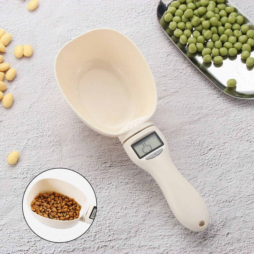Electronic Spoon With a Food Meter for Pets