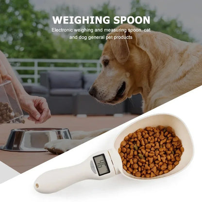 Electronic Spoon With a Food Meter for Pets