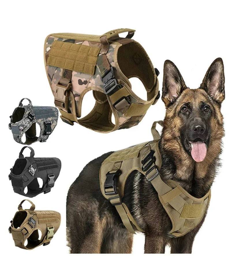 Colete Tático para Cão Treino Militar